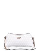 GUESS Betula Top Zip Shoulder Bag Vit