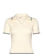 Levi's® Faith Sweater Polo Egret Kräm