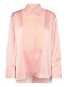 Malina Corinna Over D Satin Shirt Rosa