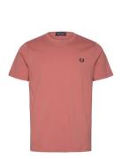 Fred Perry Crew Neck T-Shirt Korall