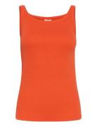 Kaffe Kacarna Tank Top Orange