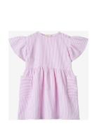 Fliink Ciao Stripe Dress Rosa