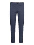 Lindbergh Aop Superflex Chino Pants Marinblå