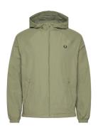 Fred Perry Taslan Hooded Shell Jacket Grön