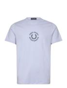 Fred Perry Sportswear Graphic Tee Blå