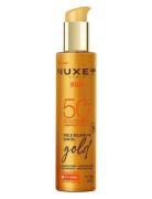 NUXE Sun Tanning Oil Gold Spf50 150 Ml Nude
