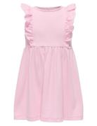 Kids Only Kmgdrea Life S/S Detail Dress Jrs Rosa
