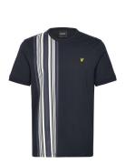 Lyle & Scott Deck Stripe T-Shirt Svart