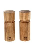Holm Salt And Pepper Grinder 15,2 Cm Acacia Wood Multi/patterned