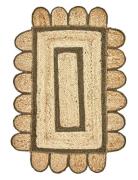 House Doctor Rug, Hddenta, Green;Nature Beige