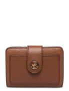 Michael Kors Sm Tab Compact Pckt Wllt Brun