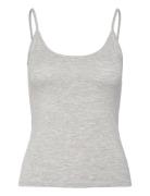 Gina Tricot Basic Strap Singlet Grå