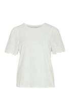 Vila Viceliana O-Neck S/S Top Vit