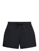 Weekday Structured Mid-Thigh Swim Shorts Svart
