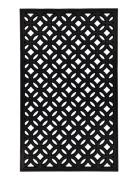 Noble House Door Mat Rubber Rectangular Svart