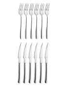 Amefa Chuletero Steak Cutlery 12-P Silver