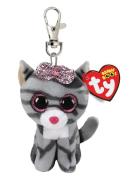 TY Kiki - Grey Cat Clip Grå