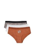 Etam Jackie Lace - 3 Shorties Brun