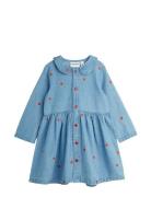 Mini Rodini Mini Hearts Aoe Woven Dress Blå