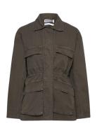 Weekday Washed Ribstop Jacket Svart