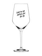 Sand & Soda Wineglass Wine Me Up Nude
