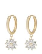 SNÖ Of Sweden Nisi Flower Pendant Ear Guld