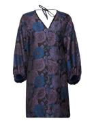 Selected Femme Slfelani 7/8 Short Dress B Marinblå
