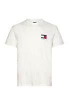 Tommy Jeans Tjm Reg Flag Graph Bckprnt T Ext Vit