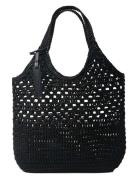 Ceannis Sweet Crochet Basket Black Svart