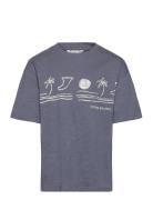 Mango T-Shirt .-- Balance Blå