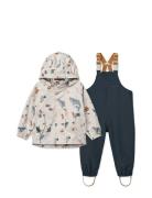 Liewood Manu Rainwear Set Marinblå