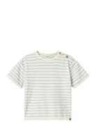 Lil'Atelier Nmmgeo Anm Ss Loose Top Lil Blå