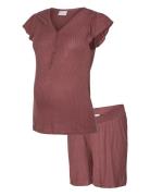 Mamalicious Mltrinity Lia Jrs Pyjamas Set 2F Burgundy