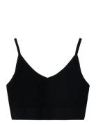 LMTD Nlfkailey Rib Bralette Noos Svart