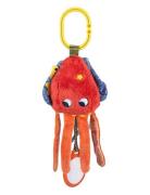 Moulin Roty Activity Rattle - Cuttlefish - Les Aventures De Paulie Röd