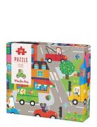 Moulin Roty Puzzle 48 Pcs - In Town - Les Popipop Multi/patterned