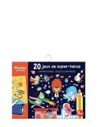 Auzou Activity Cards - 20 Superhero Games Multi/patterned