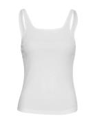 MSCH Copenhagen Mschbetrina Rib Sl Top Vit
