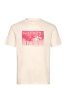 GANT Graphic T-Shirt Kräm