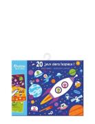 Auzou Activity Cards - 20 Space Games Multi/patterned