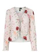 Pieces Pcamber Ls Tie Top Wvn Kca Multi/patterned