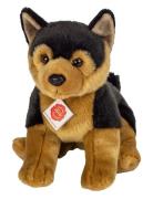 Teddy Hermann Sitting Shepherd Dog Puppy 30 Cm Brun