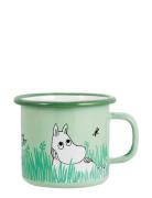 Moomin Moomin Enamel Mug 25Cl Grön