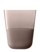 LSA International Drinkglas Arc Contrast Brun