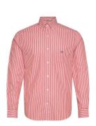 GANT Reg Classic Poplin Stripe Shirt Röd
