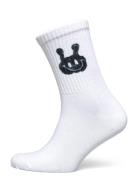 Weekday Graphic Sport Sock Vit