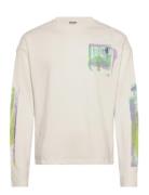 Weekday Graphic Long Sleeve Great Boxy Vit