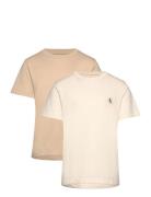 Calvin Klein 2-Pack Monogram Top Kräm