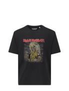 ONLY & SONS Onsiron Maiden Life Rlx Ss Lic Tee Svart