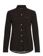 Lauren Ralph Lauren Slim Fit Geo-Print Jersey Shirt Svart
